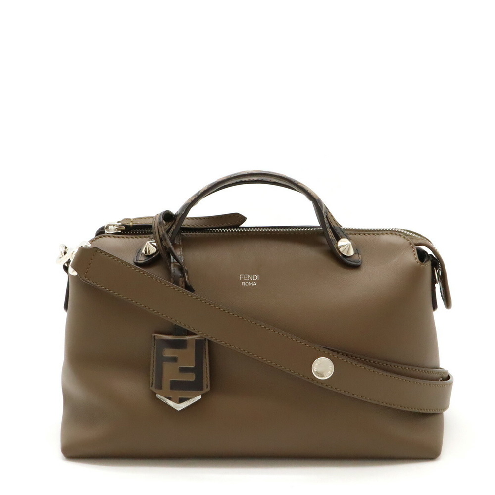 Fendi By The Way Shoulder Bag Zucca Pattern Brown - image 1
